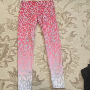 Alo pink ombré leggings